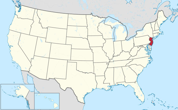 Map of United States Of America