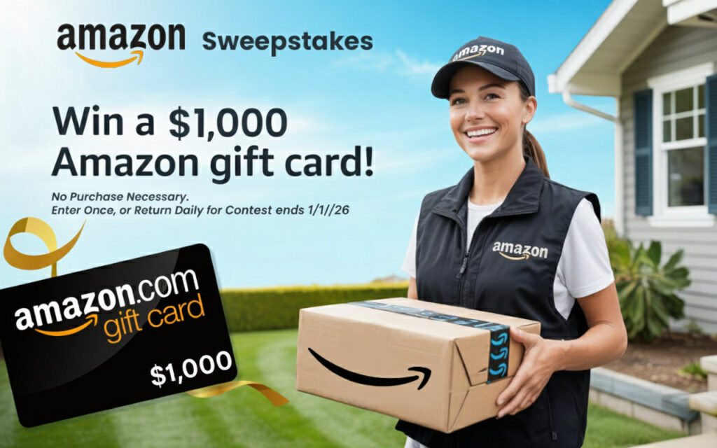 Win a $1,000 Amazon Gift Card!